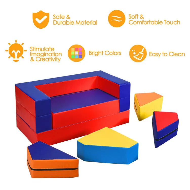 4-in-1 Crawl & Climb Foam Shapes Kids Playset