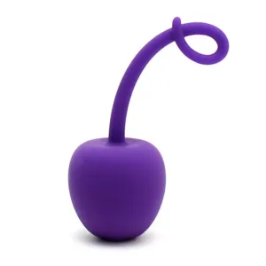 4-inch Rimba Silicone Purple Kegel Ball for Her