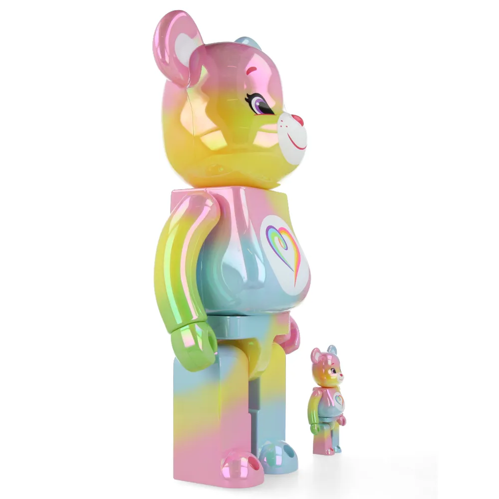 400%   100% Bearbrick Togetherness Bear (Les Bisounours)