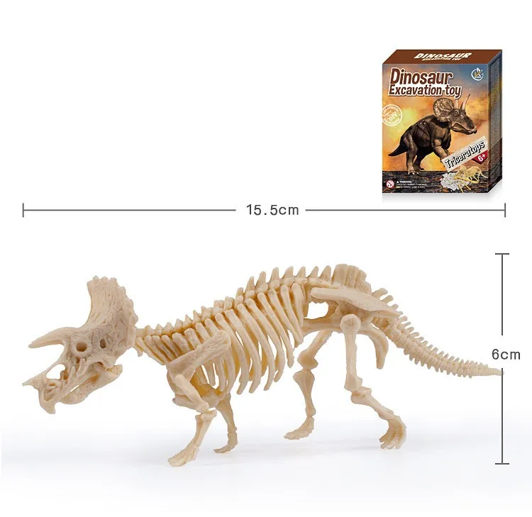 Archaeological Excavation DIY Children's Popular Science Toys Environmental Protection Material Dinosaur Fossil Educational Toys