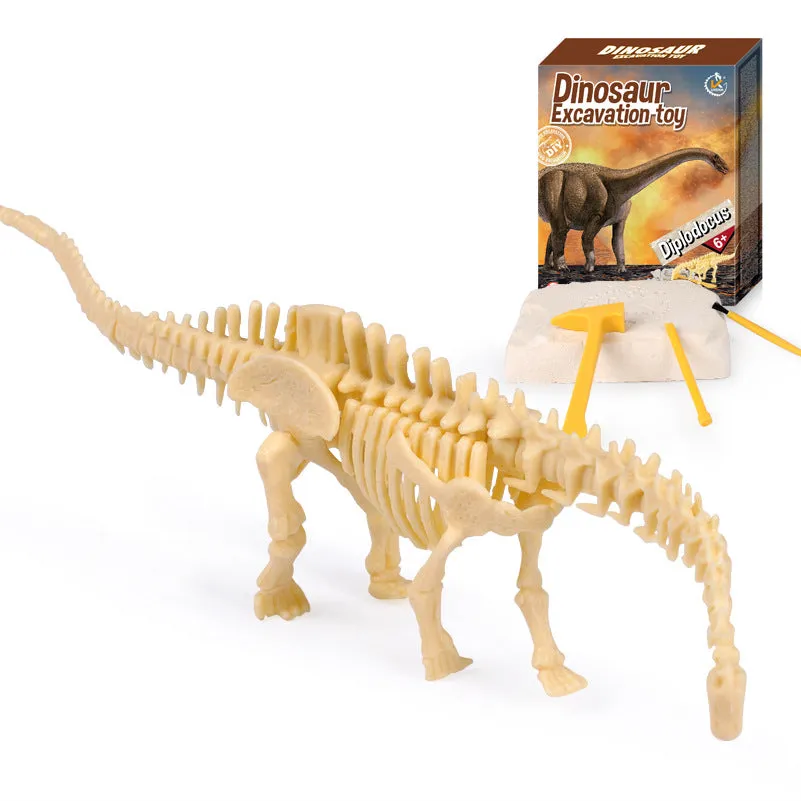 Archaeological Excavation DIY Children's Popular Science Toys Environmental Protection Material Dinosaur Fossil Educational Toys