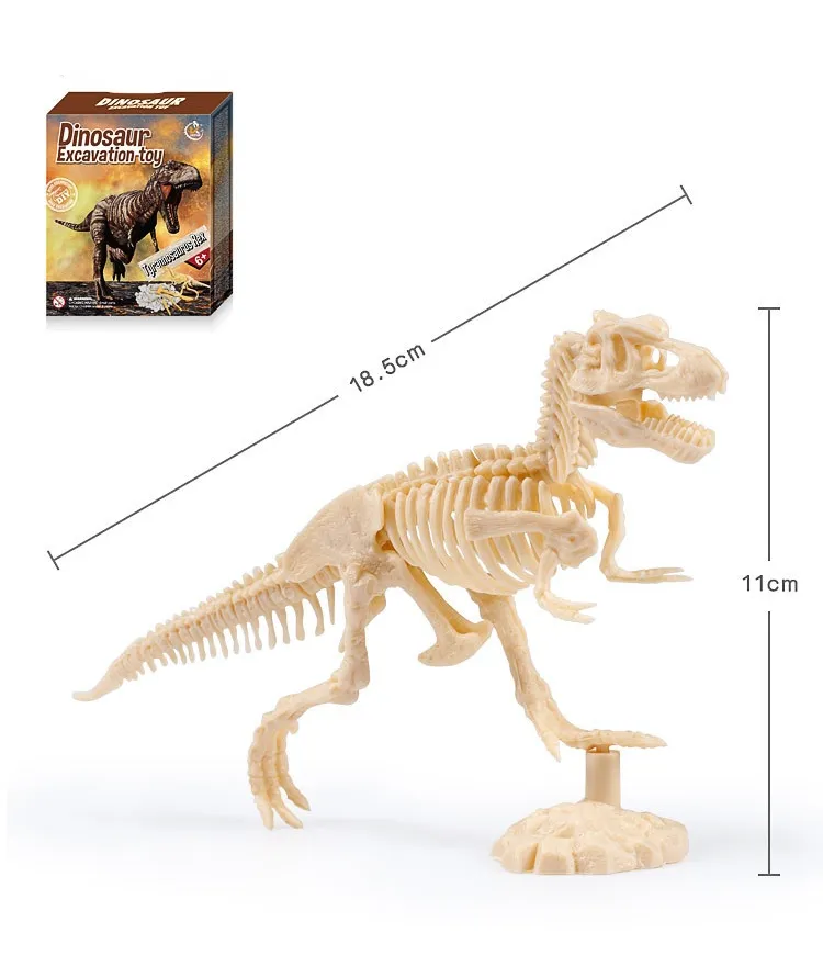 Archaeological Excavation DIY Children's Popular Science Toys Environmental Protection Material Dinosaur Fossil Educational Toys