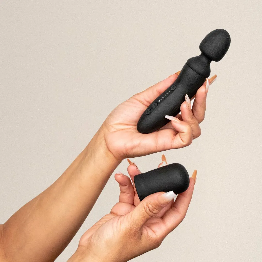 B Swish Bthrilled Premium Wand Vibrator Noir