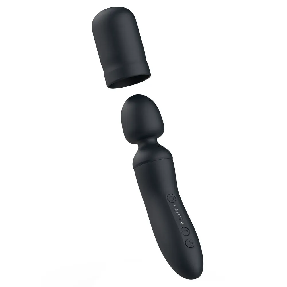 B Swish Bthrilled Premium Wand Vibrator Noir