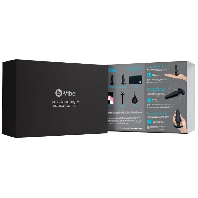 B-Vibe Anal Education Set-Black