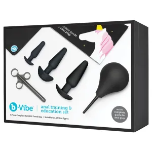 B-Vibe Anal Education Set-Black