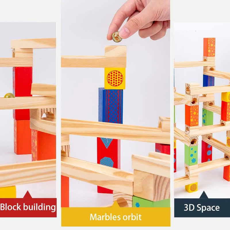 Ball Track Stack Building Blocks