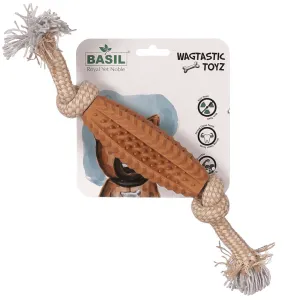 Basil Jute Rope with Spike TPR Chew Toy for Dogs | For Medium Chewers