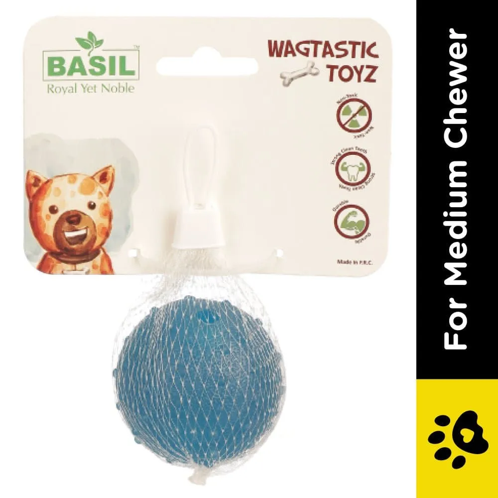 Basil Rubber Ball With Bell Toy for Dogs