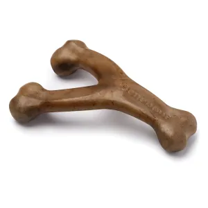 Benebone Puppy Wishbone Dog Chew Toy, Real Bacon