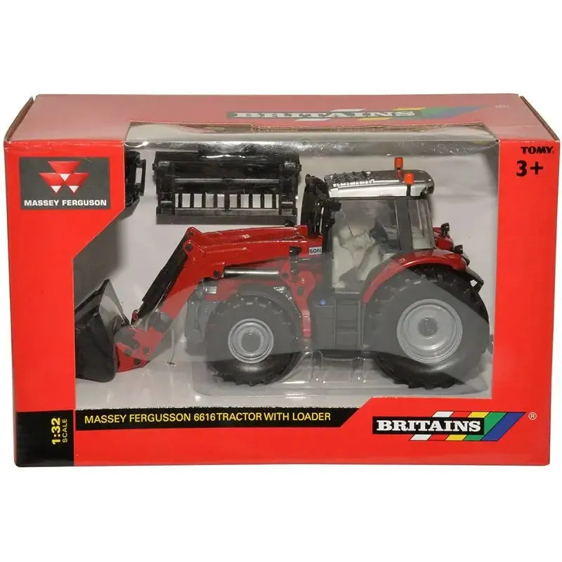 Britains Massey Ferguson 6616 Tractor With Front Loader 1:32 Scale