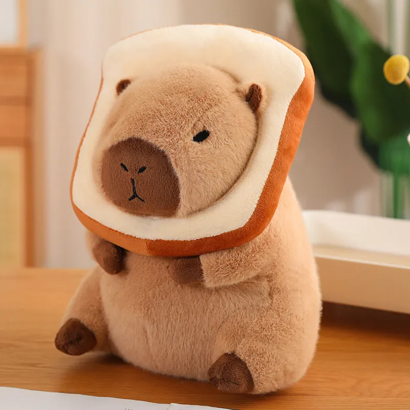 Capybara Drinking Boba Huggable Plushie