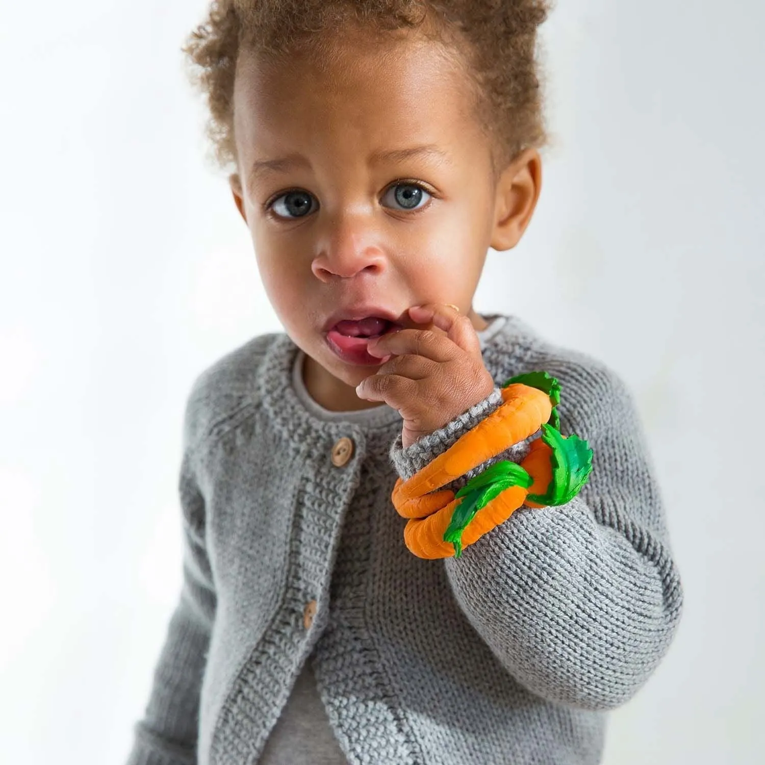 Cathy The Carrot Natural Rubber Teether