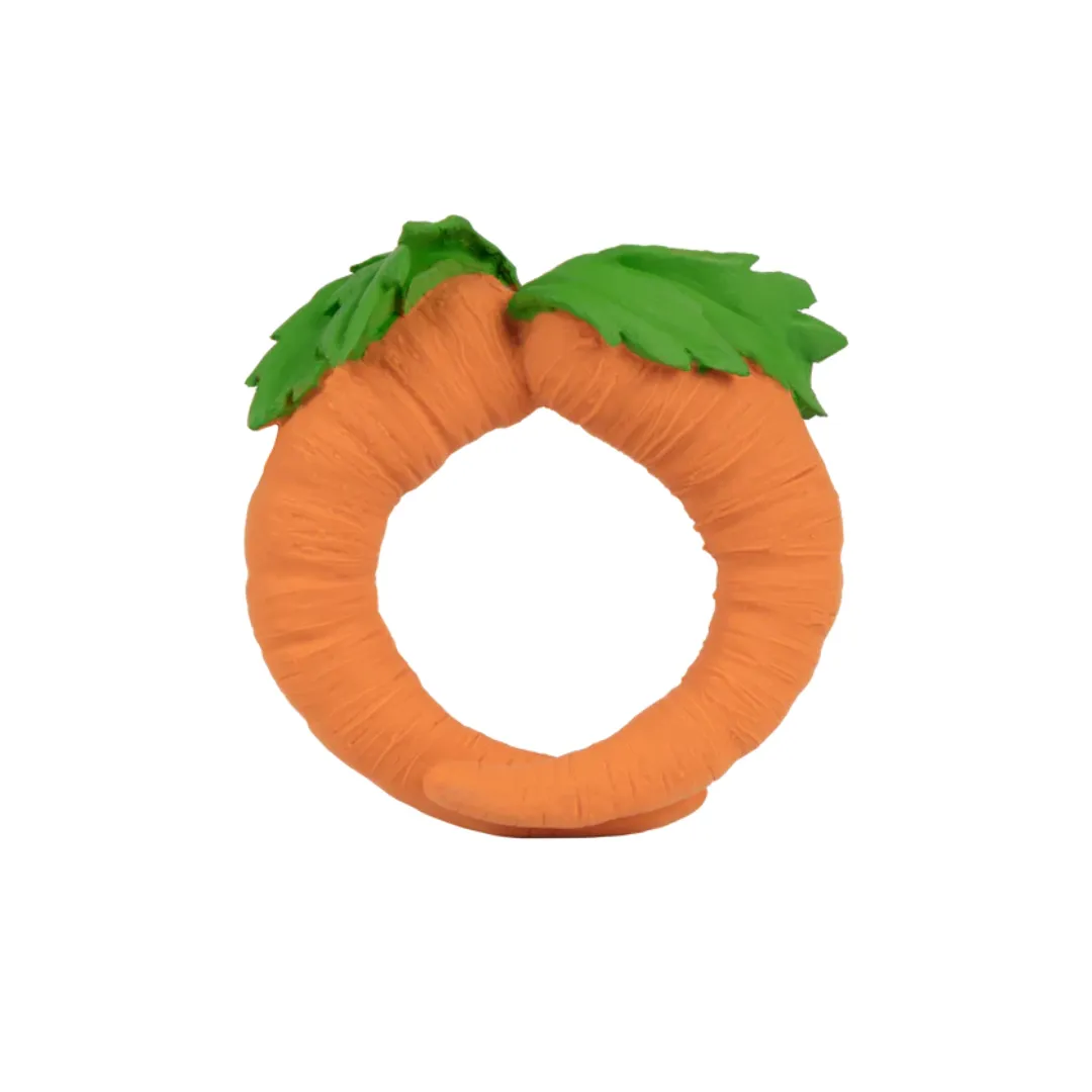 Cathy The Carrot Natural Rubber Teether