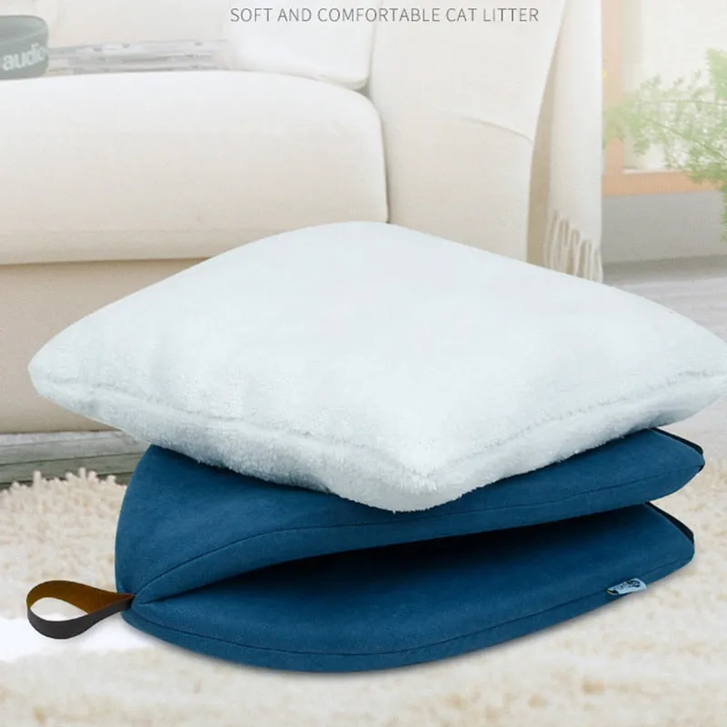 COMFY PET BED CALMING HIGH STRETCH SOFT FAUX FUR FOR DOGS CATS