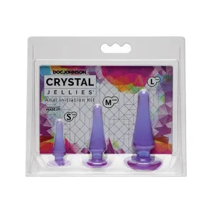 Doc Johnson - Crystal Jellies Anal Initiation Kit (Purple)