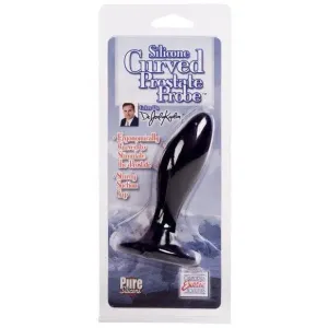 Dr Joel Kaplan Silicone Prostate Probe Curved - Black