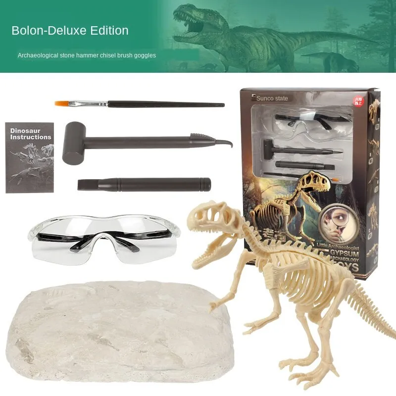 Educational Dinosaur Fossil Excavation Toys Archaeological Dig Toy DIY Assembly Model Toys for Children Toy Kids Gifts