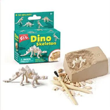 Educational Dinosaur Fossil Excavation Toys Archaeological Dig Toy DIY Assembly Model Toys for Kids Gifts