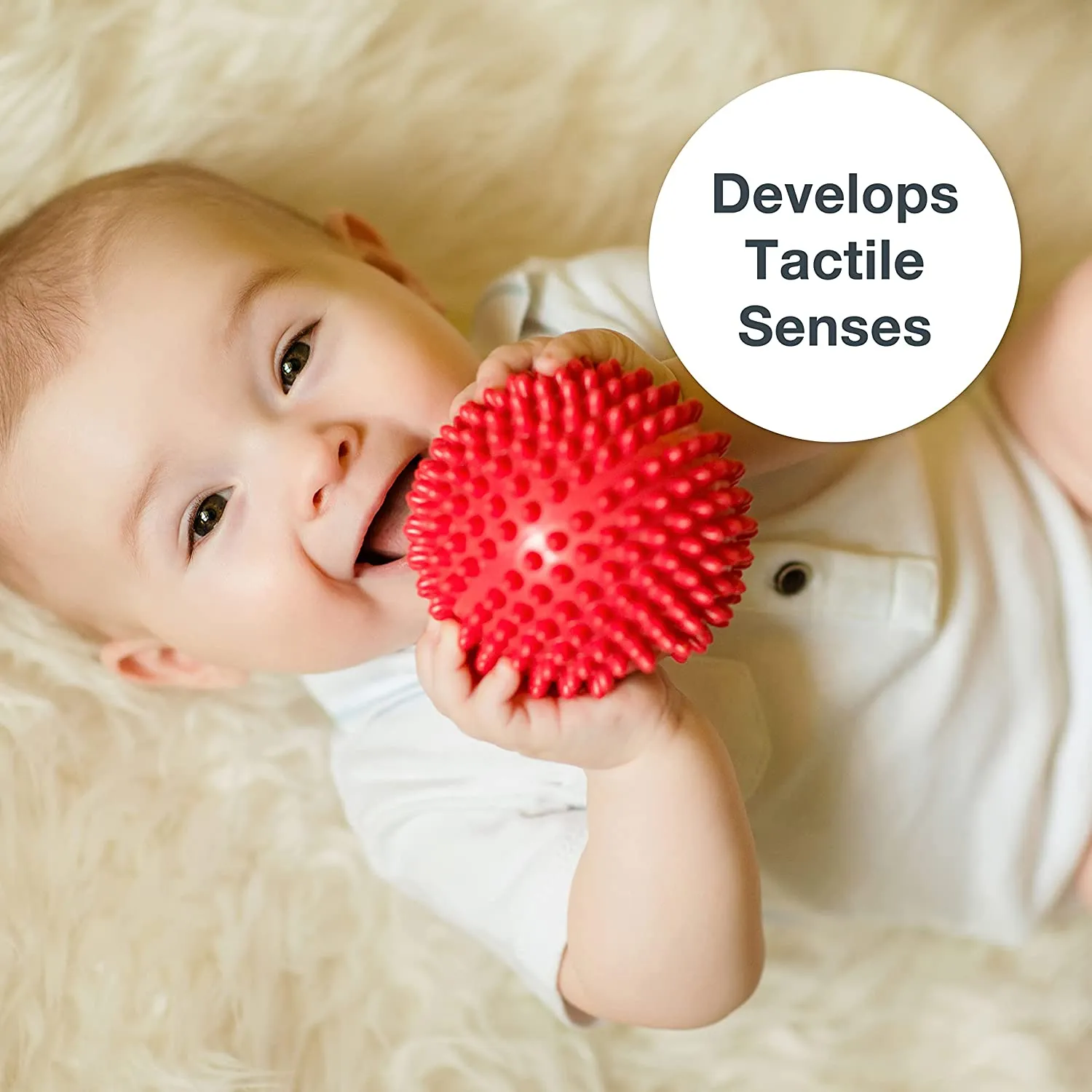 Edushape Sensory Balls, 4in Set of 4 Colors