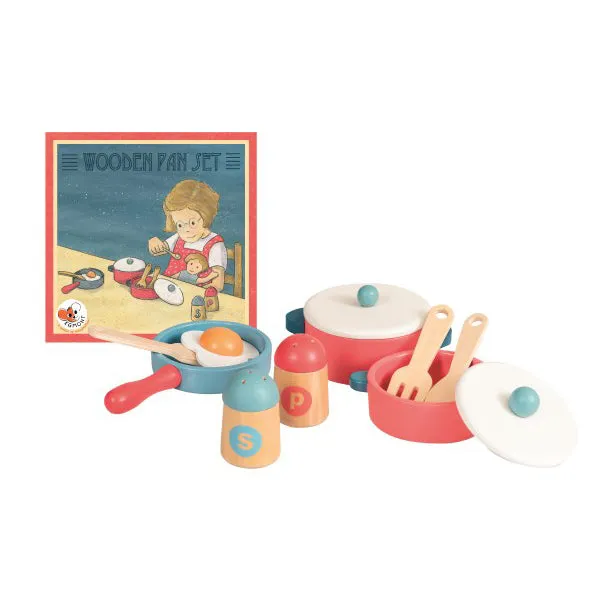 Egmont Toys Wooden Pan Set