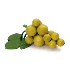 Erzi Bunch Of Green Grapes Wooden Play Food