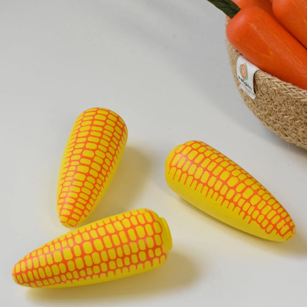 Erzi Corn On The Cob Wooden Play Food