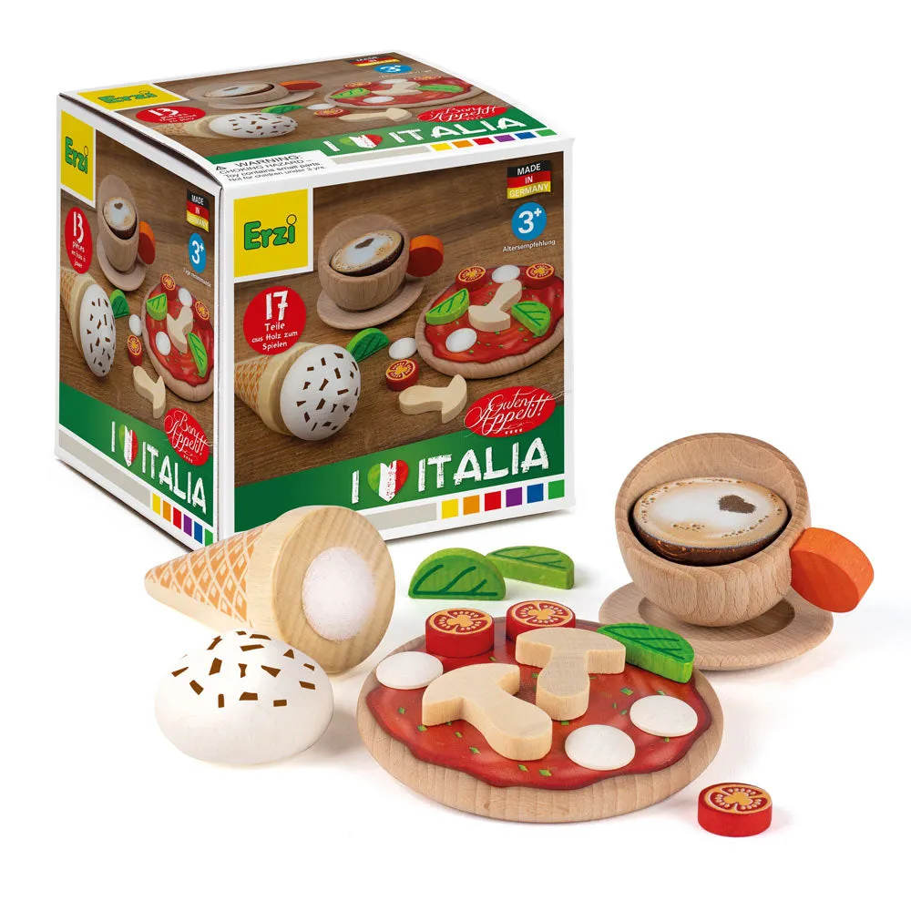 Erzi Italian Assortment Wooden Play Food Set