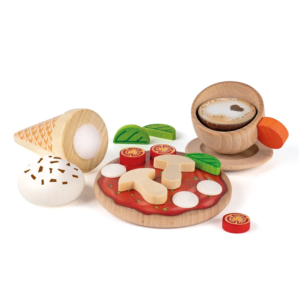 Erzi Italian Assortment Wooden Play Food Set