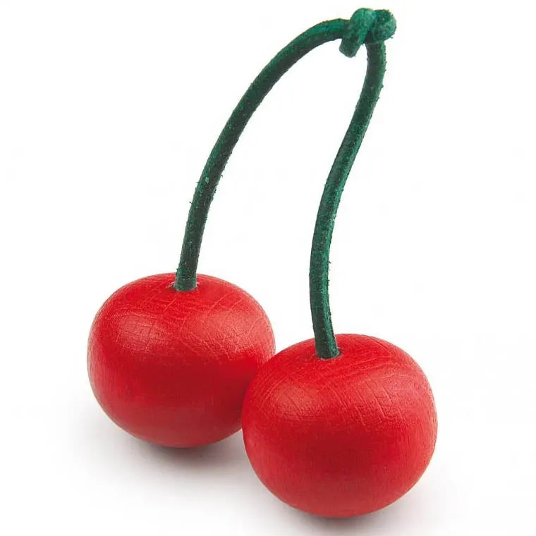 Erzi Pair Of Cherries Wooden Play Food