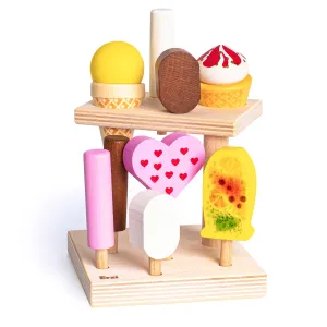 Erzi Summerfresh Ice Cream Stand Wooden Play Food