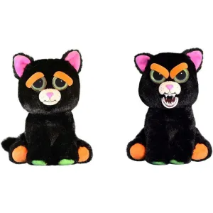 Feisty Pets Cranky Cathy Black and Purple Cat Plush Stuffed Toy