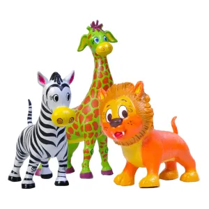 Green Rubber Toys Jungle Chumps Set