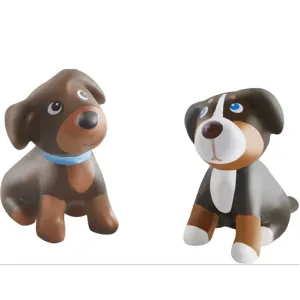 HABA Little Friends Brown and Tricolor Puppies