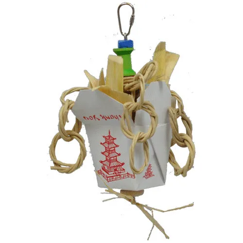 Happy Beaks Chinese Take Out Junior Bird Toy