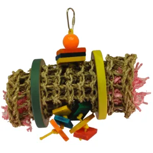 Happy Beaks Vine Mat Rollup Bird Toy Small