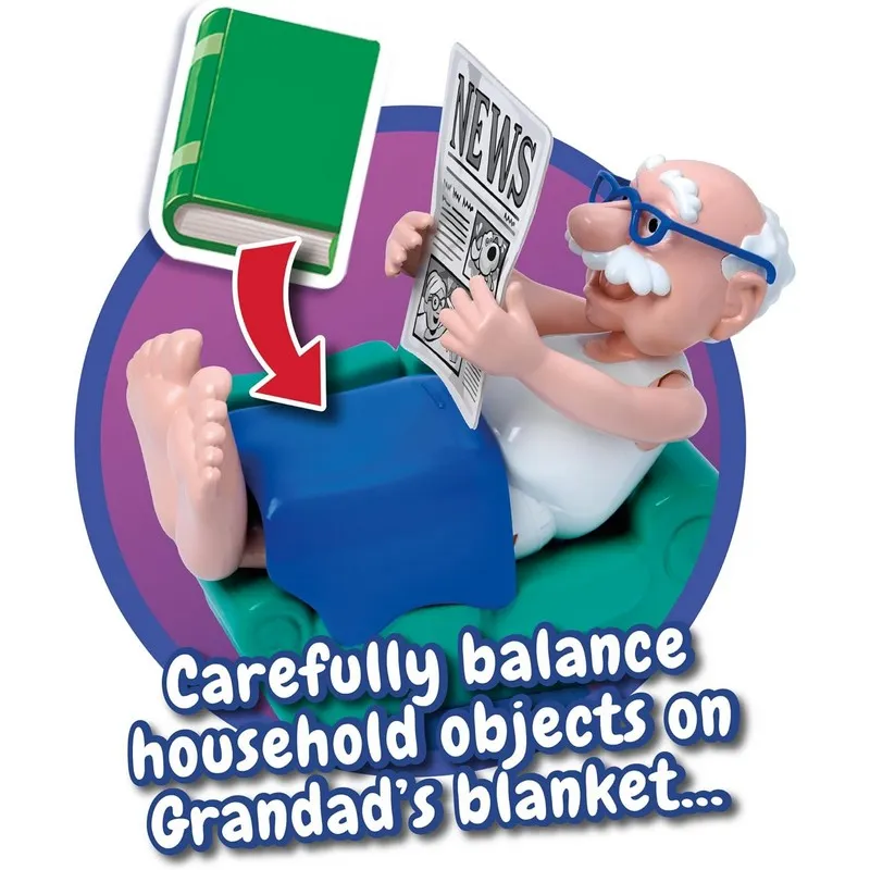 Ideal Grandad Tickle Toes Board Game Age 4 