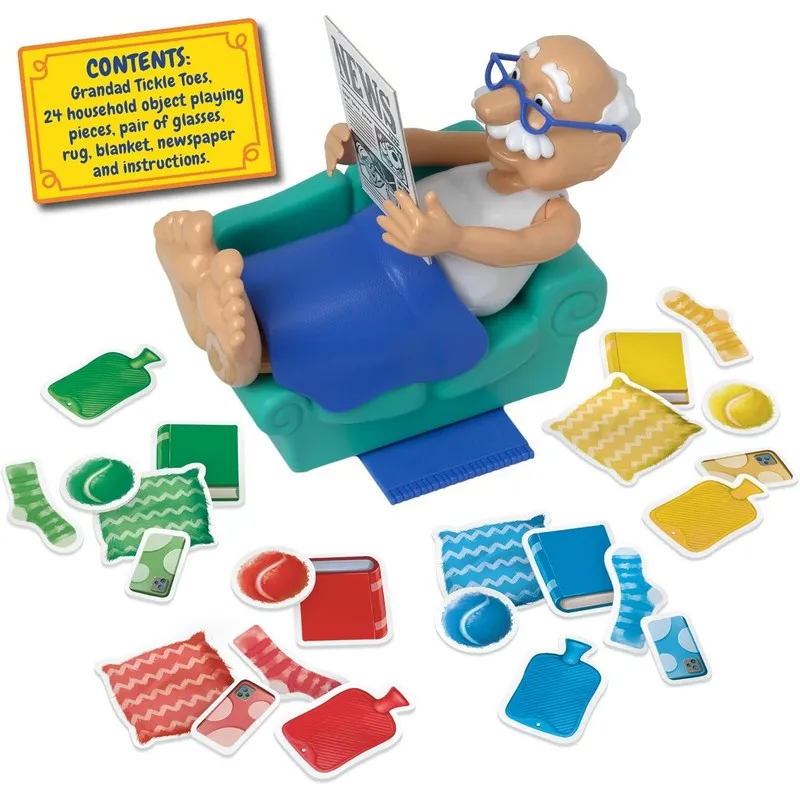 Ideal Grandad Tickle Toes Board Game Age 4 