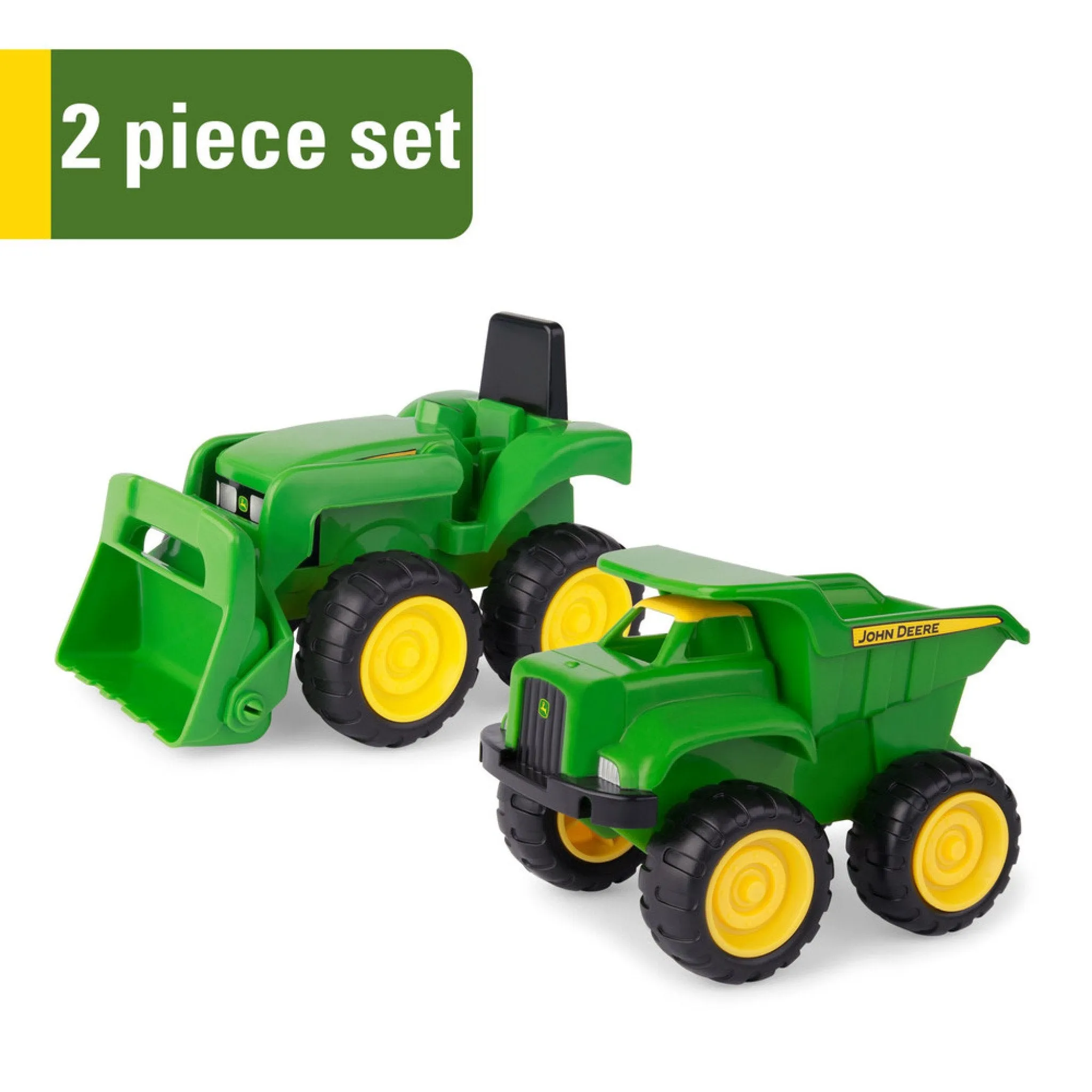 John Deere Mini Sandbox Tractor & Dump Truck Set