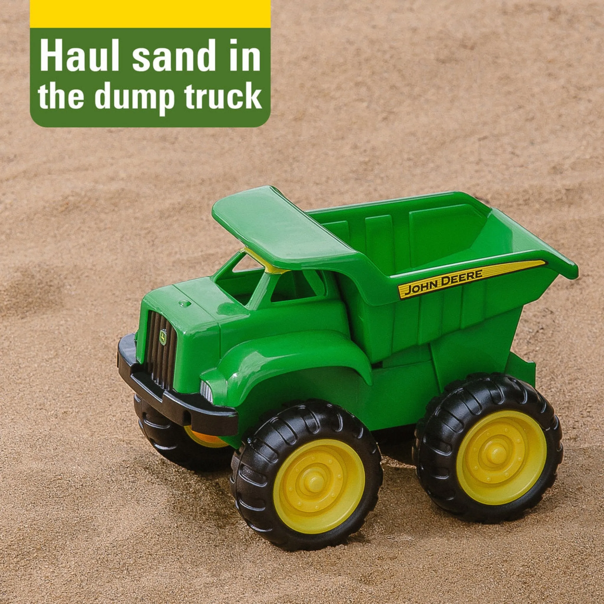 John Deere Mini Sandbox Tractor & Dump Truck Set