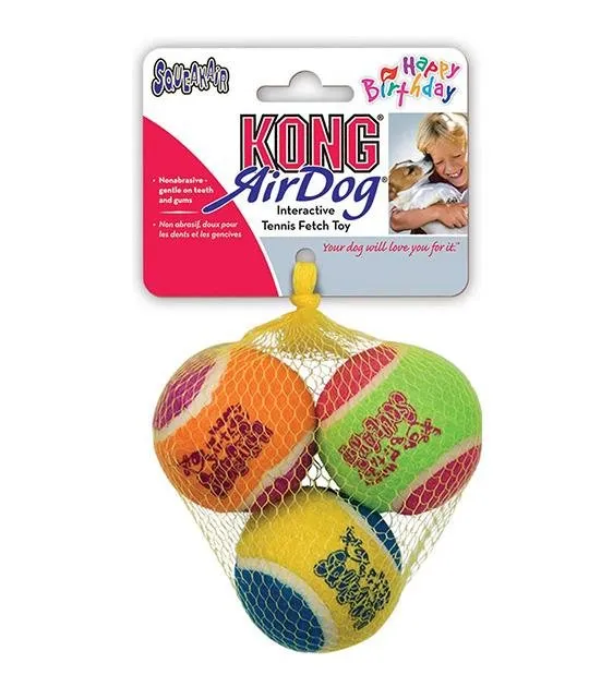 Kong Squeakair Birthday Balls Dog Toy