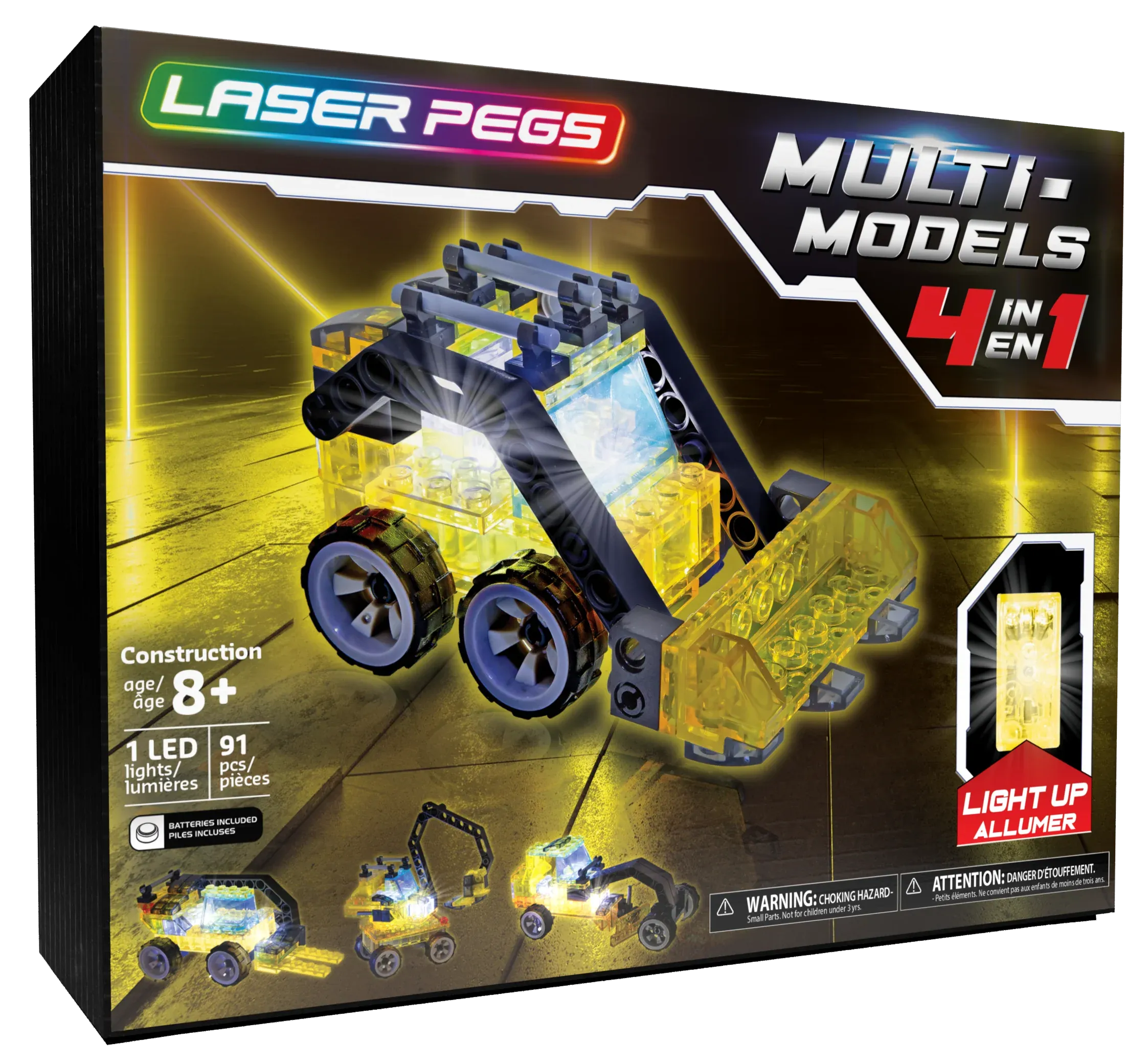 Laser Pegs 4-in-1 Mini Construction