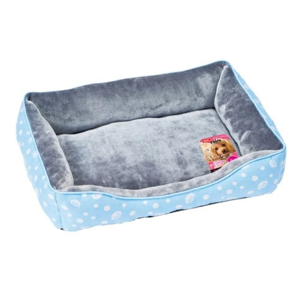 Marukan Blue Rectangular Dog Bed (Small)