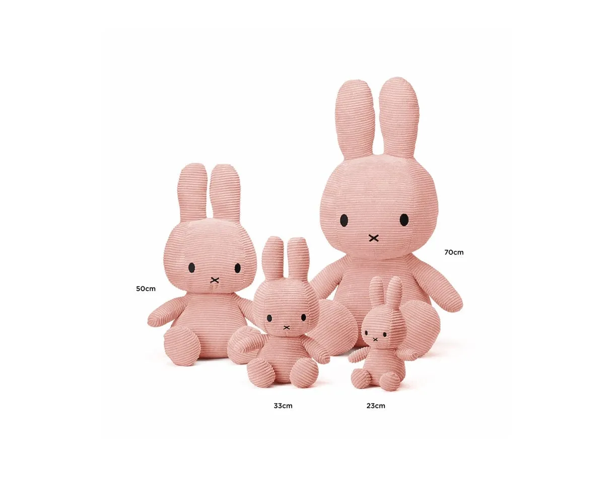 Miffy Sitting Corduroy Plush Toy 33cm