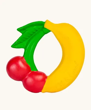 Oli & Carol Natural Rubber Fruit Teething Ring