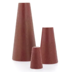 Papoose Toys Earth Stacking Cones - Red