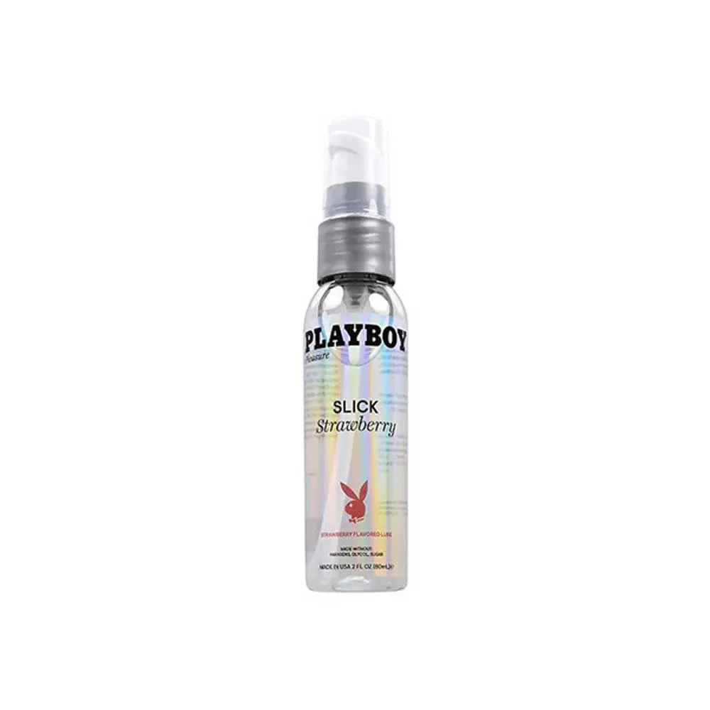 Playboy Pleasure Strawberry Flavored Lubricant 2  Oz