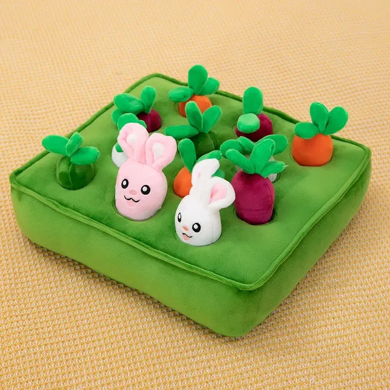 Plush Carrot Puzzle Mat