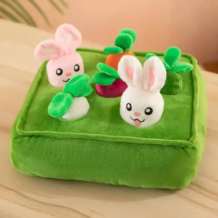 Plush Carrot Puzzle Mat