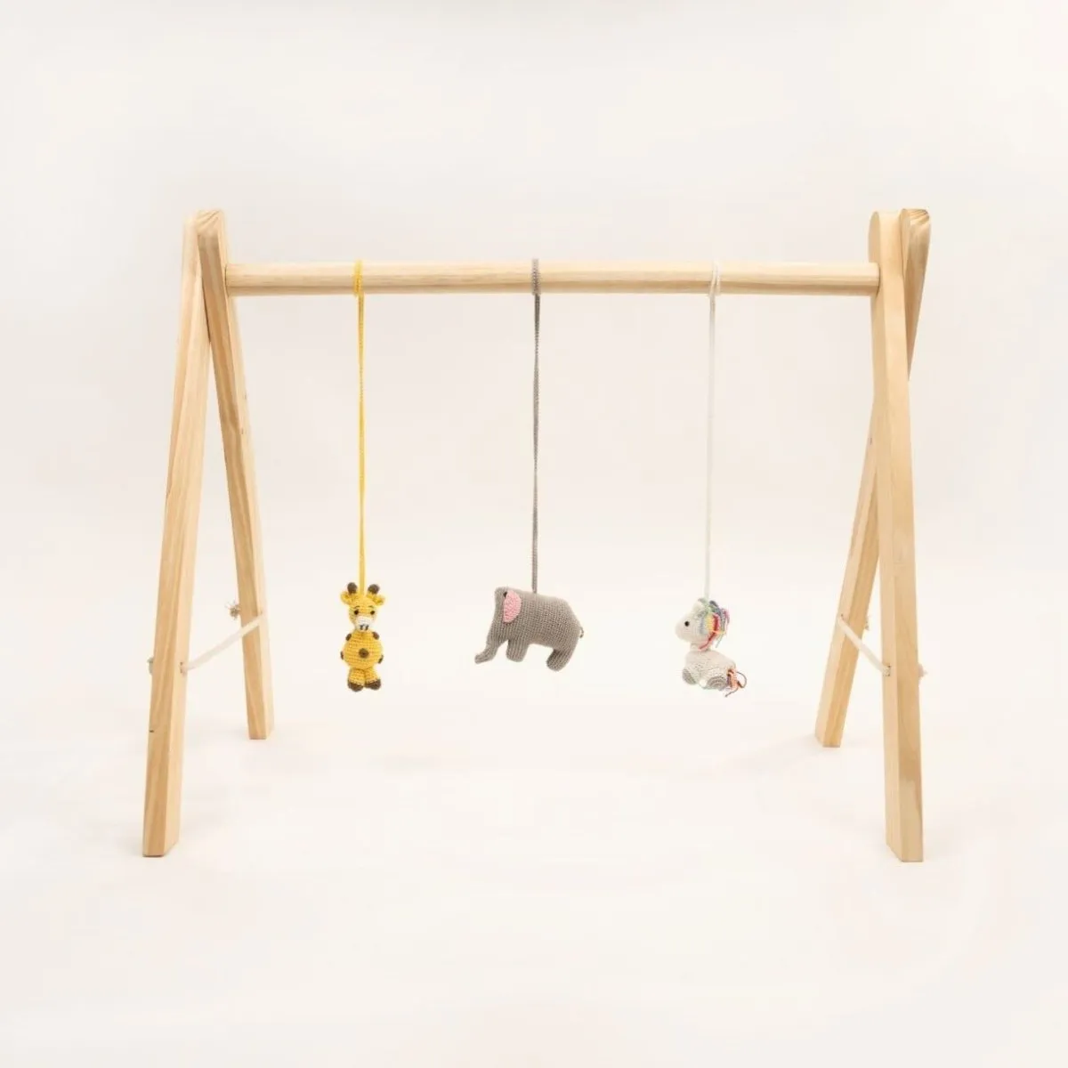 Rocking Potato Baby Activity Play Gym- Crochet Animals